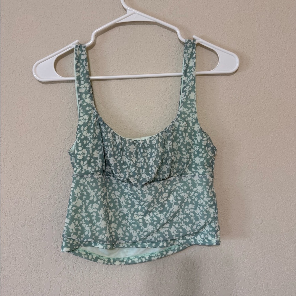 Altar'd State Green Floral Camisole